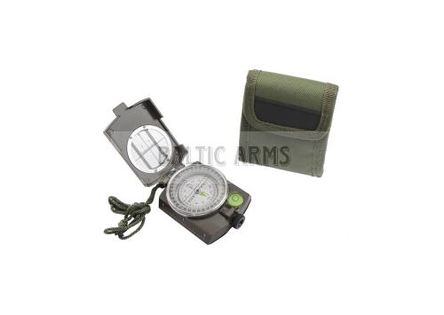Mil-Tec kariškas metalinis kompasas su dėklu 15789000